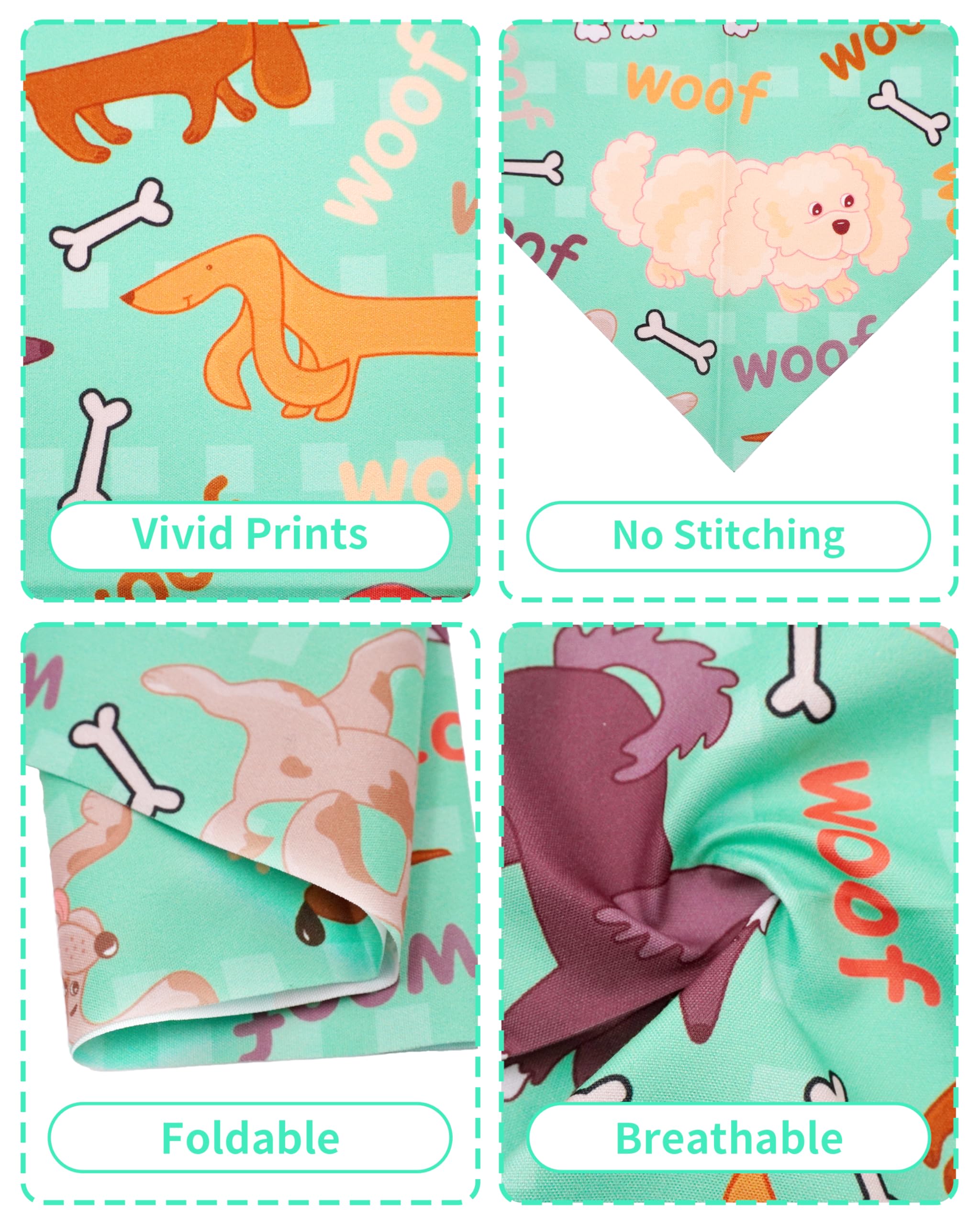 PET SHOW bandanas polyester doux legers, confort quotidien pour votre compagnon.
