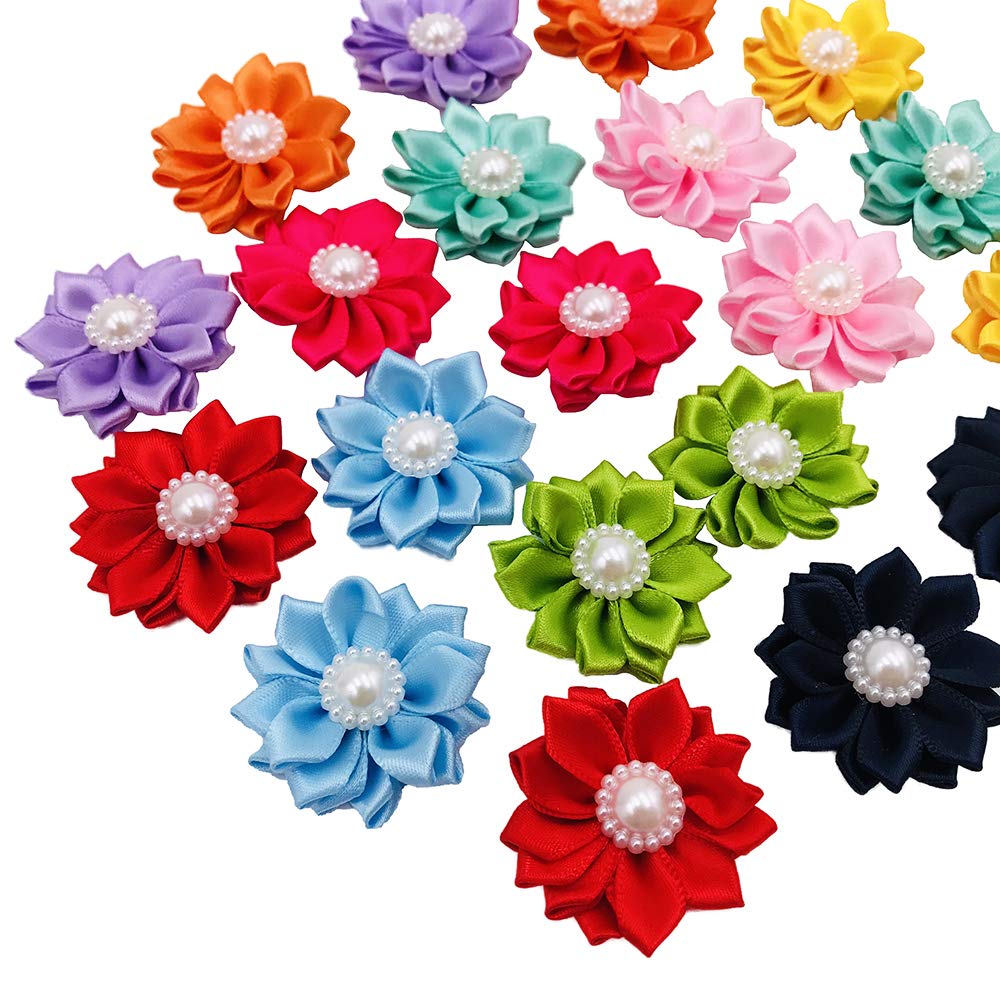 PET SHOW barrette-fleur jaune pour sorties et photos.