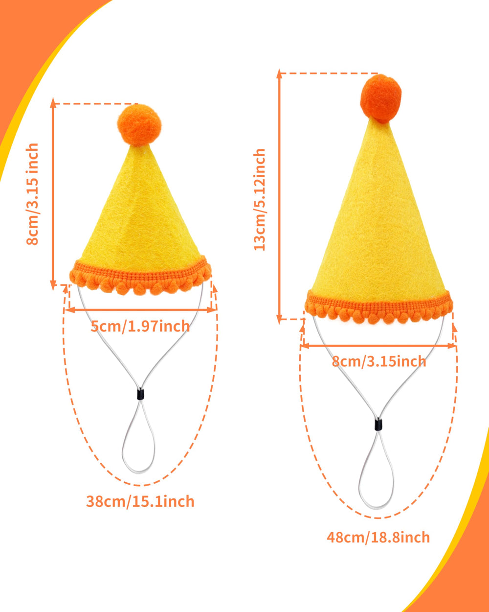 Chapeau PET SHOW en feutre rose avec pompon, idéal pour fête et promenade.