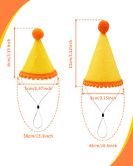 Chapeau PET SHOW en feutre rose avec pompon, idéal pour fête et promenade.