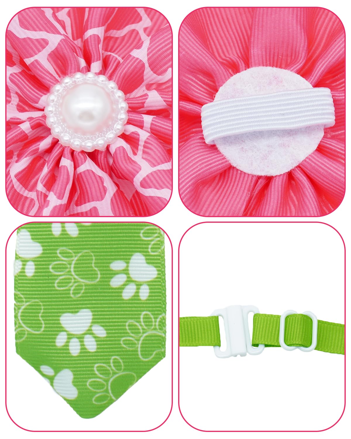 PET SHOW – Coloris multiples sur collier petit, options colorées et tendance.