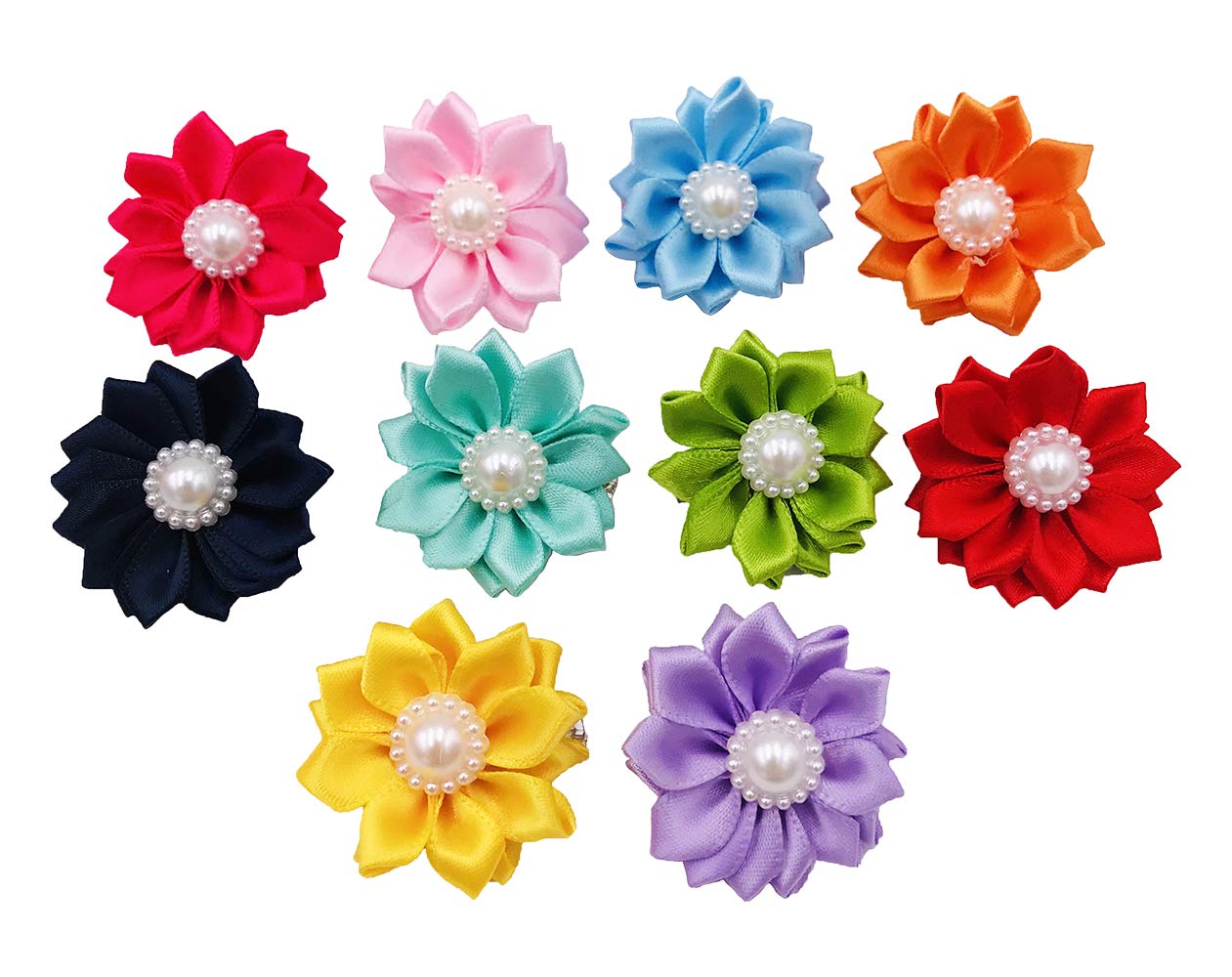 PET SHOW noeud-fleur vert, style ludique pour petits chiens.