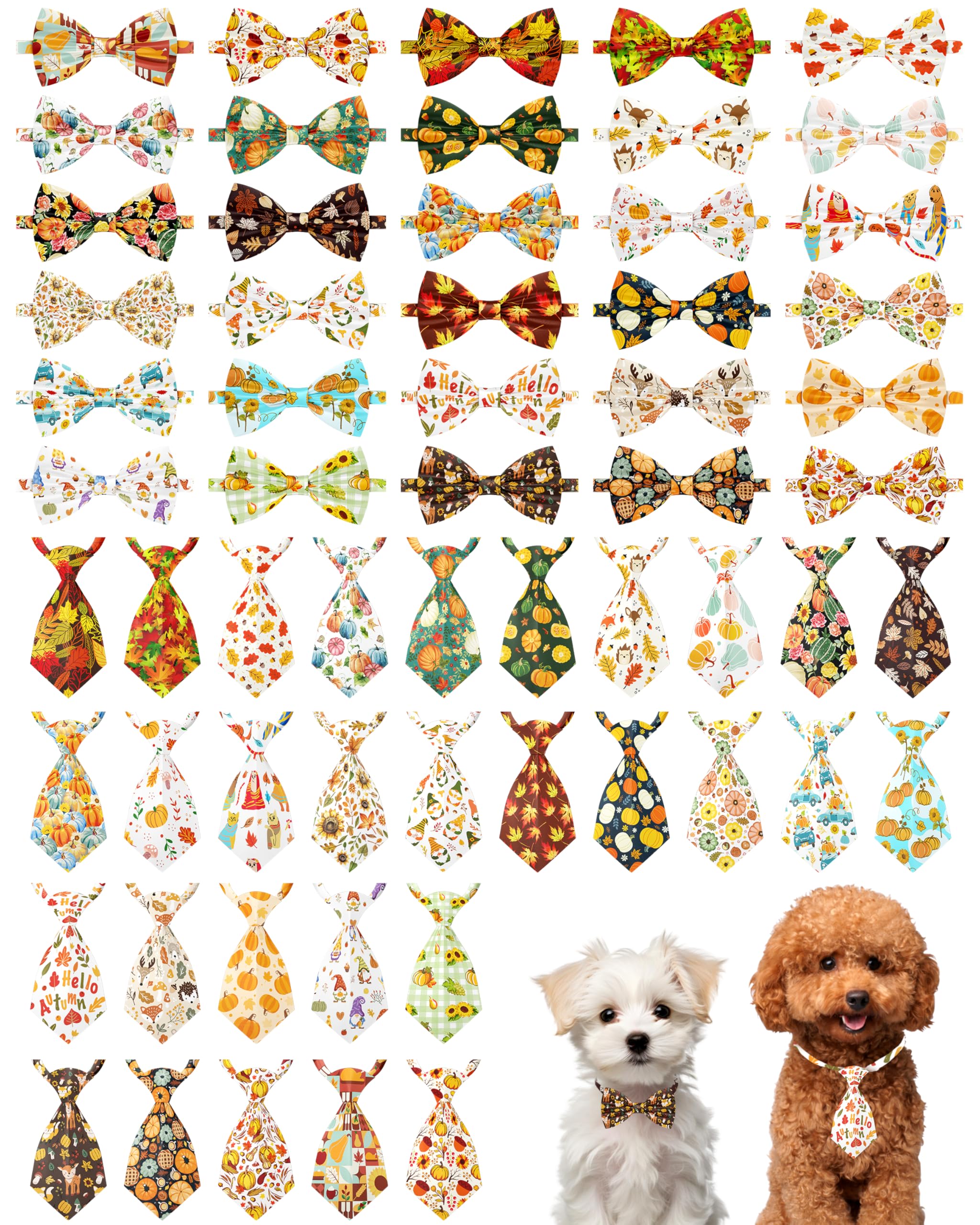 PET SHOW noeuD papillon automne chien, parfait pour les photos festives.