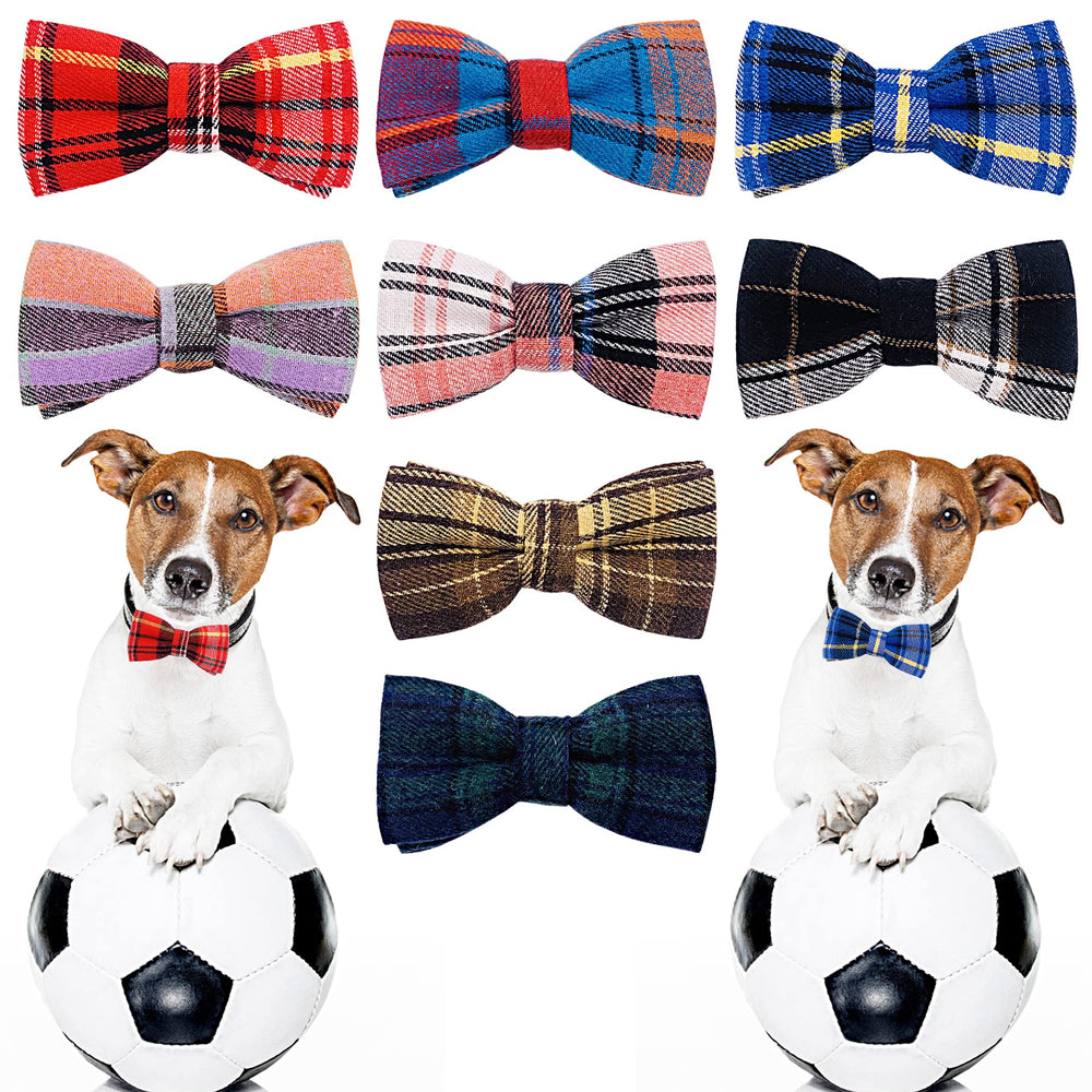 PET SHOW noeud-papillon ensemble 8 couleurs pour colliers, look festif