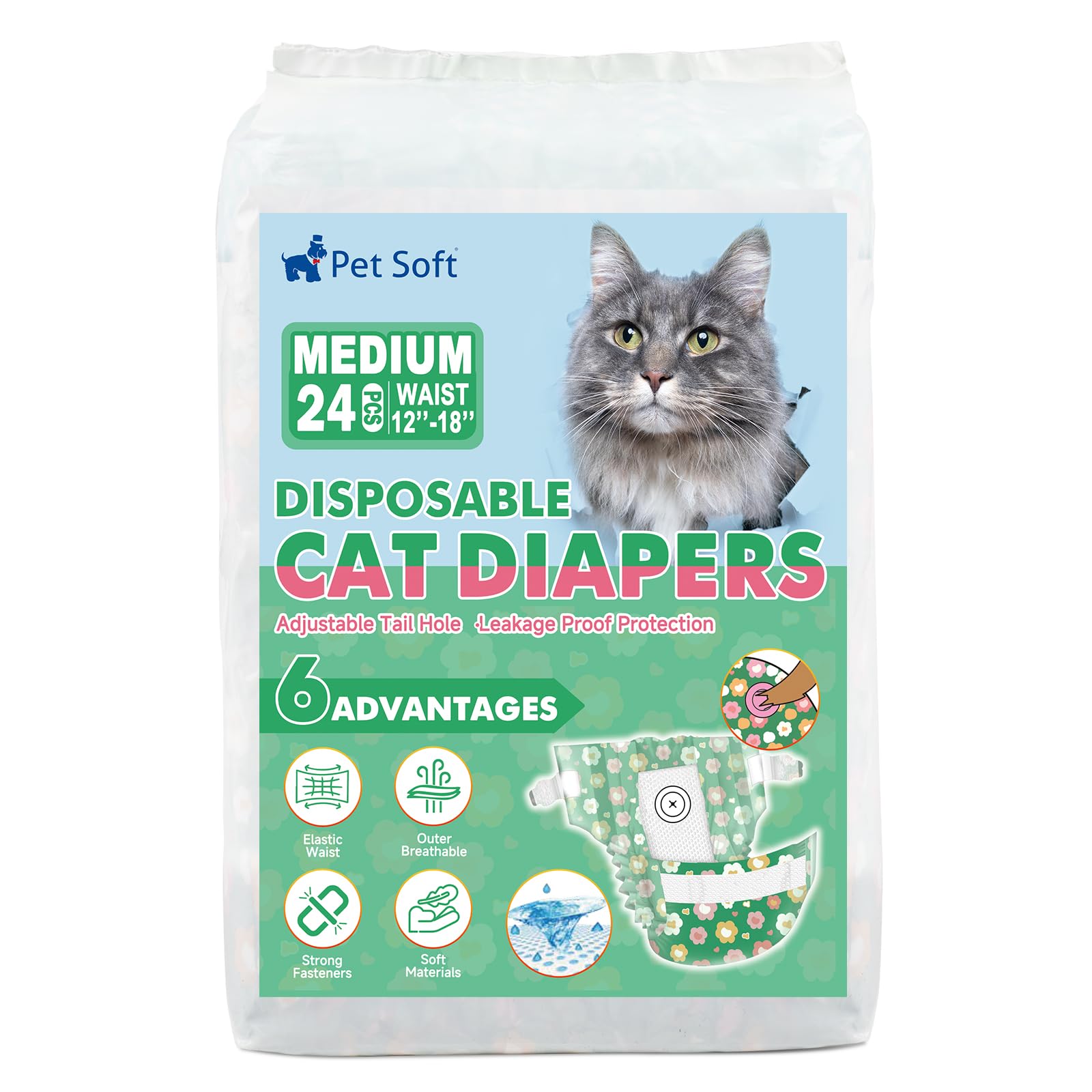 Pet Soft couches chat et chien fleurs, design pratique et polyvalent.