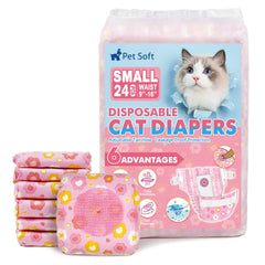 Pet Soft couches chat motif fleurs, protection légère et confortable pour petits chats.