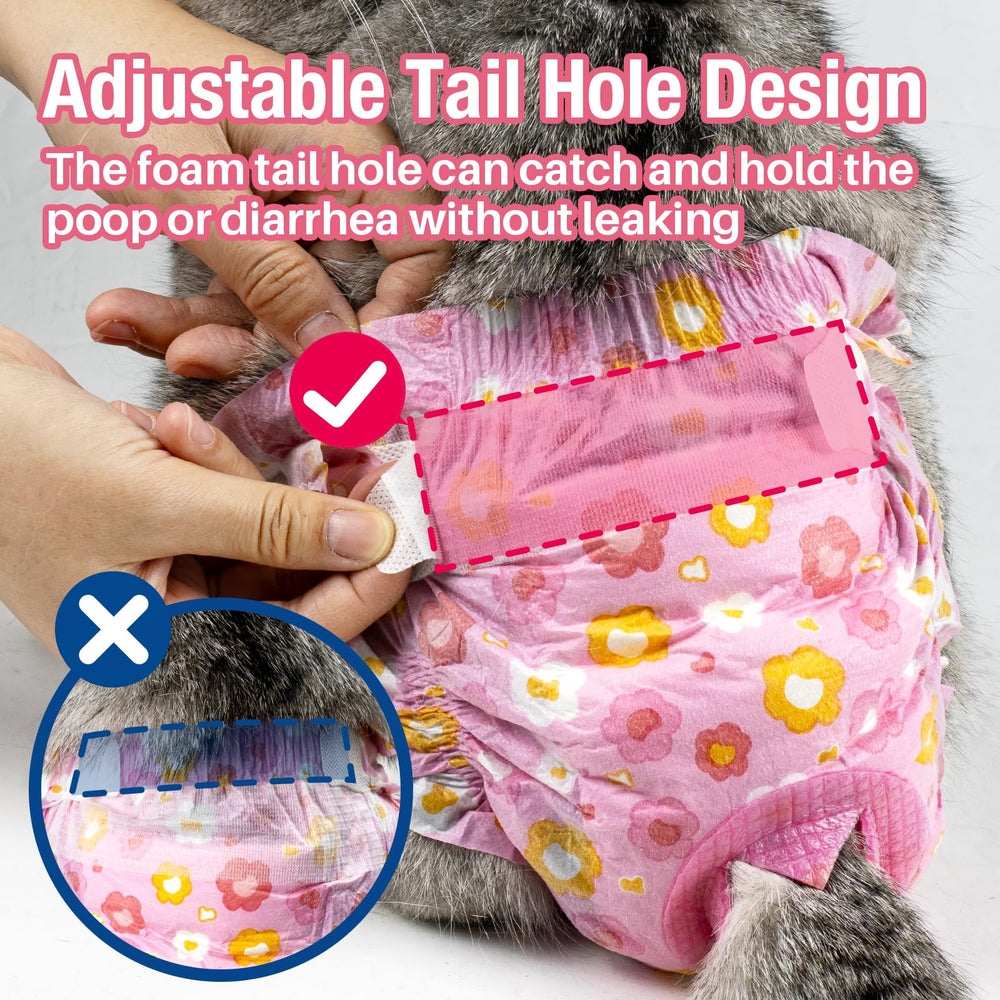 Pet Soft trou queue ajustable, ouverture adaptée selon la queue.