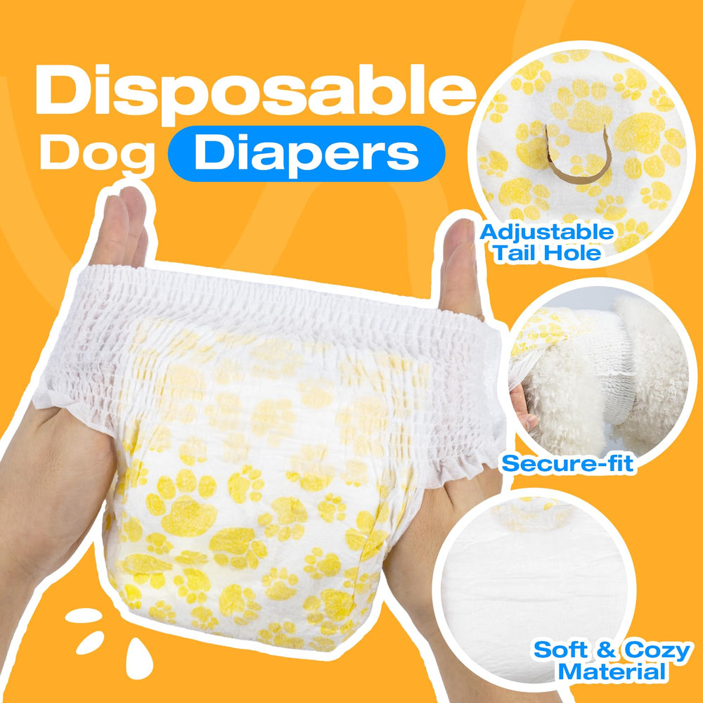 Couches Pet Soft pour chienne femelle absorption rapide jusqu’à 500 ml.