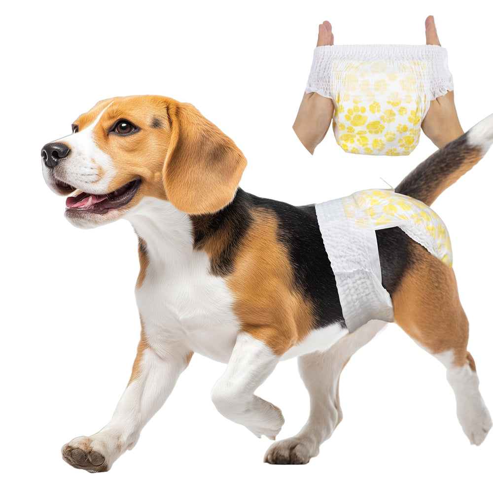 Couches Pet Soft pour chienne femelle enfilage elastique 360°, mise en place facile.
