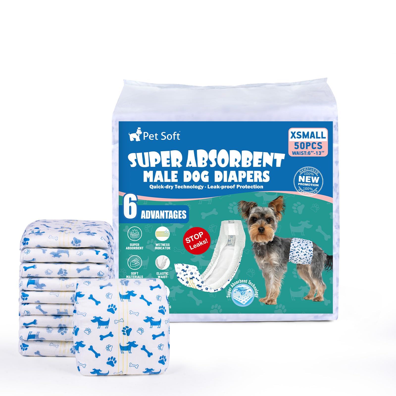 Pet Soft couches-chien-male-xs emballage pratique pour démarrer rapidement l’utilisation