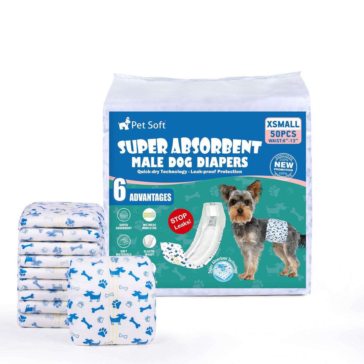 Pet Soft couches-chien-male-xs emballage pratique pour démarrer rapidement l’utilisation