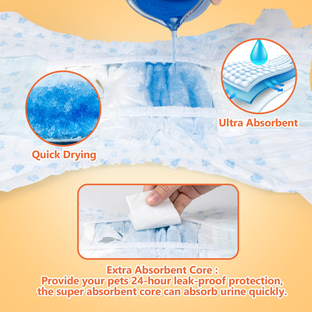 Protection anti-fuites Pet Soft pour chien, réduction des dégâts.