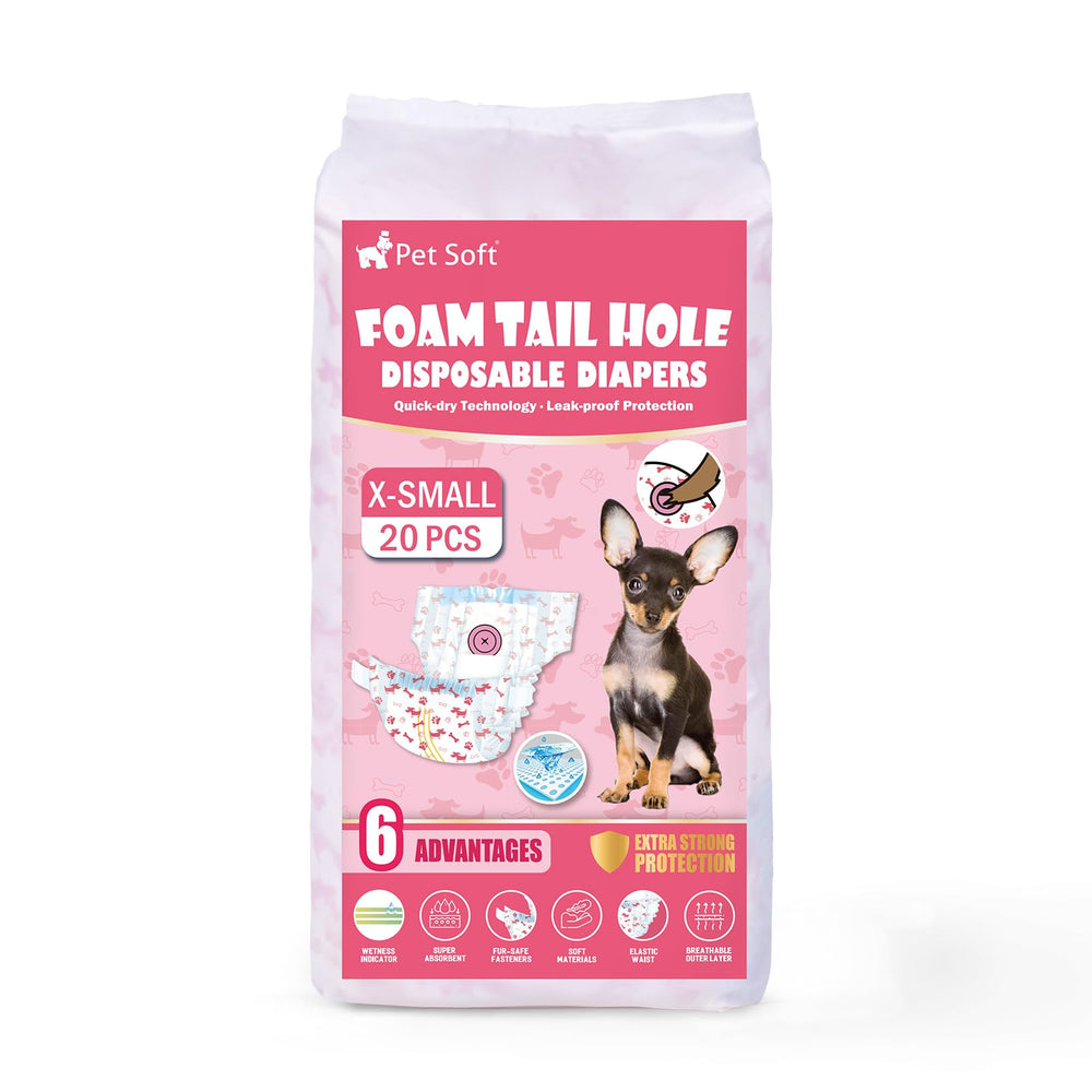 Pet Soft protection fiable pour chiens en chaleur ou incontinence légère