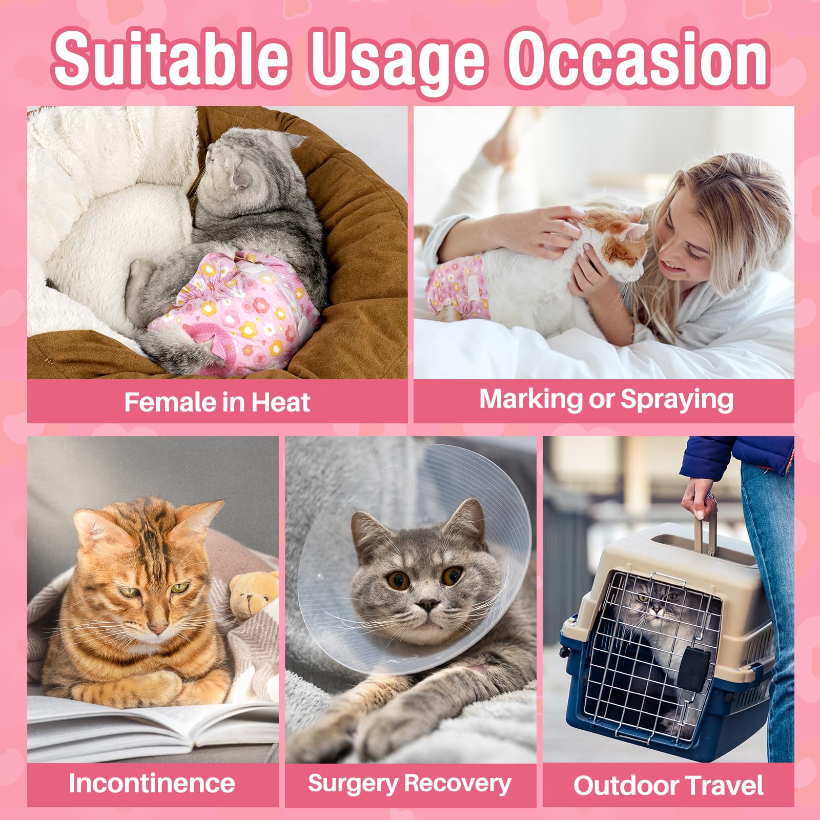 Pet Soft emballage 24 pièces fleurs, lot pratique et économique.