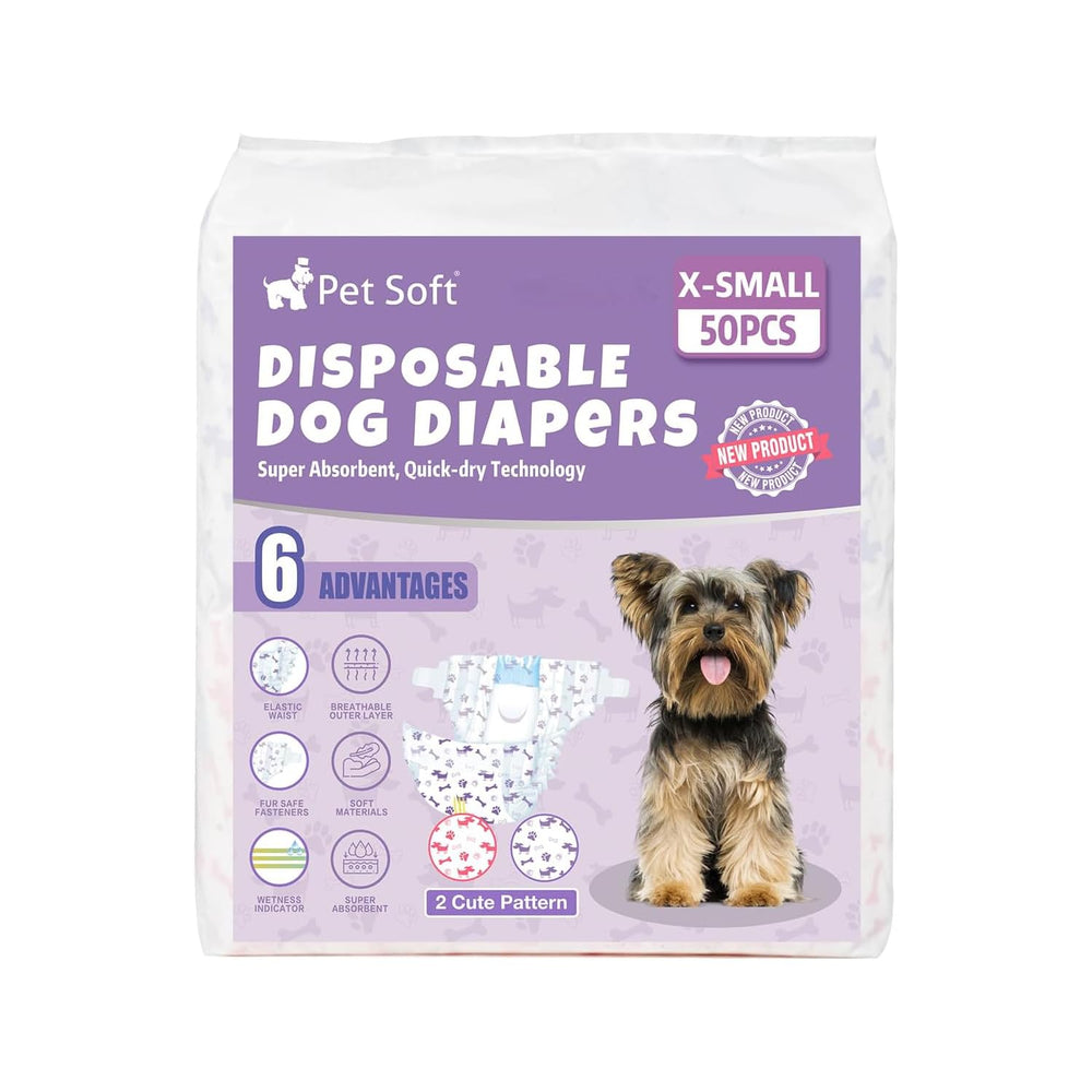 Pet Soft guide-tailles-chien-femelle-xs pour un ajustement optimal.