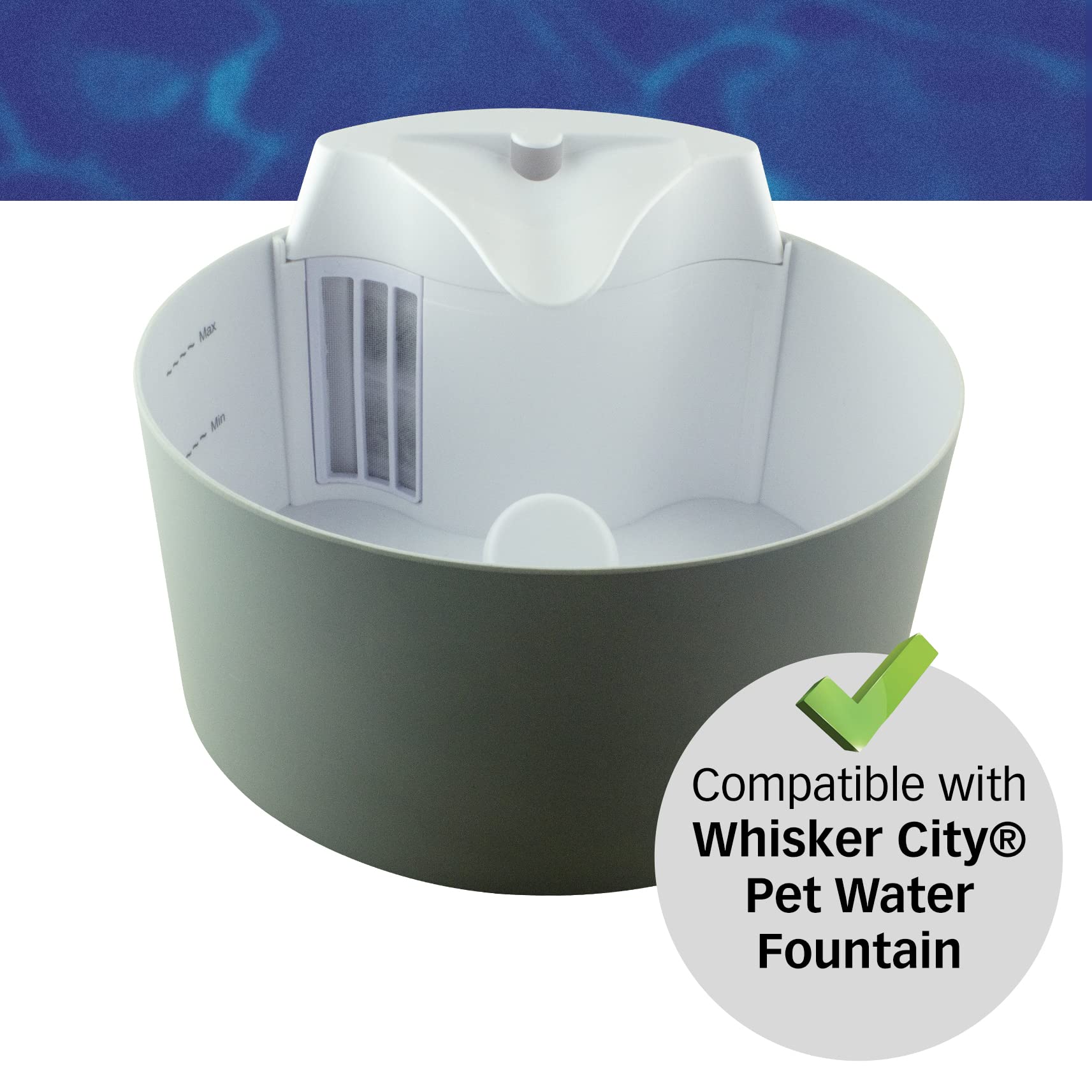 Double filtration coton et charbon actif, PET STANDARD, eau potentiellement plus fraîche.