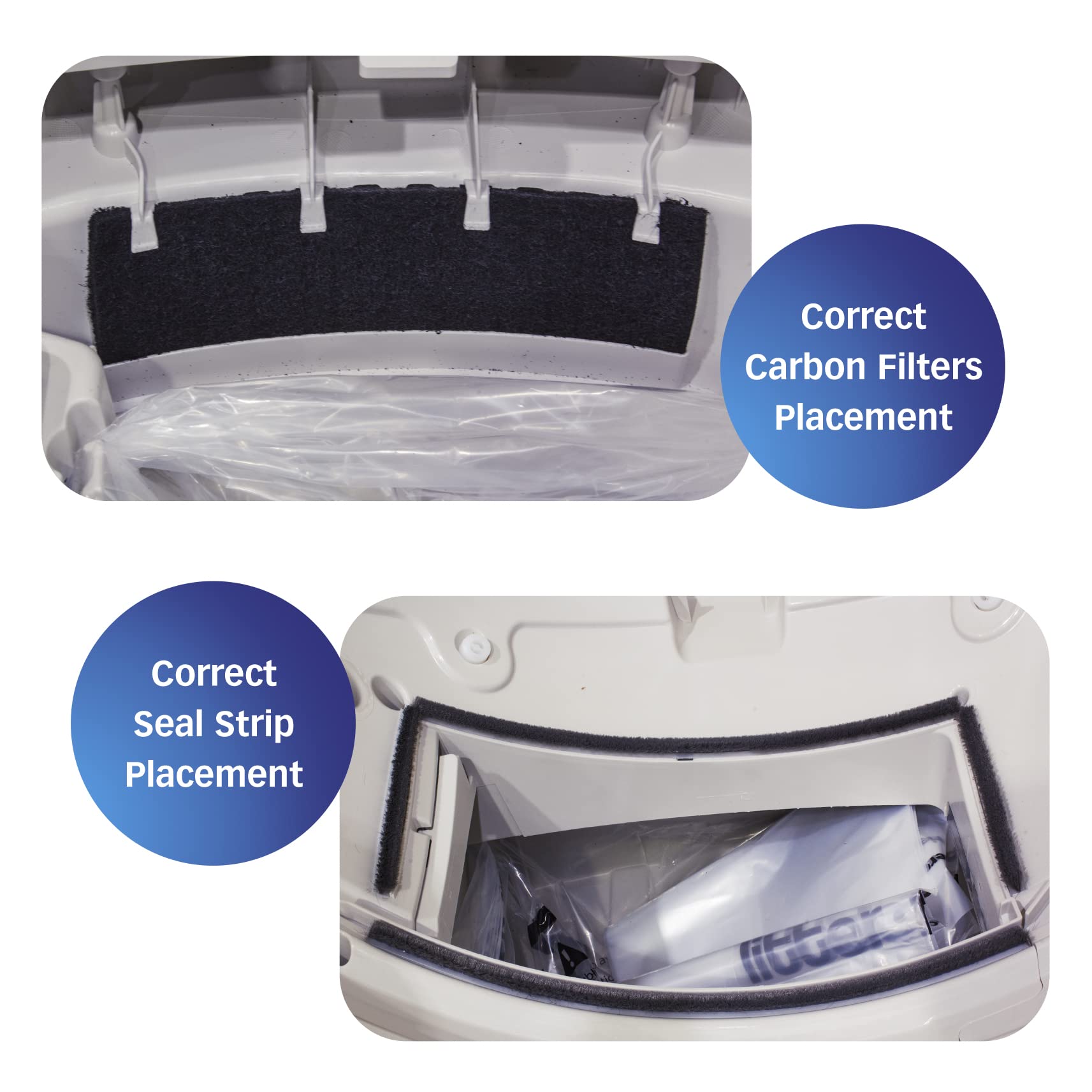 Emballage PET STANDARD de 10 pièces, filtre et joints prêts à remplacer.