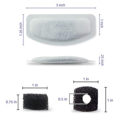 PET STANDARD filtration triple couches: coton, charbon actif, résine échangeuse.