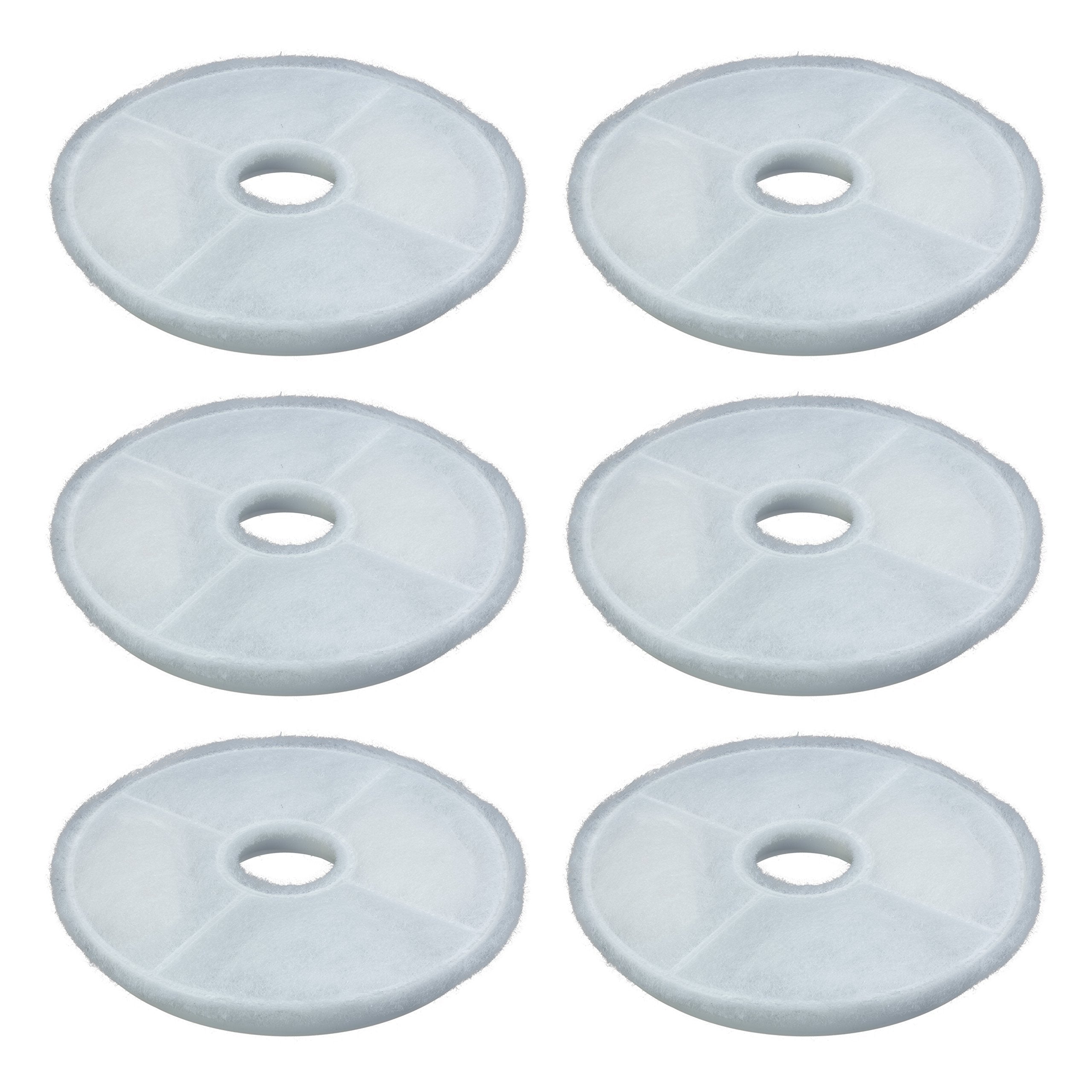 Filtre rond PET STANDARD pour Catit Design Senses, filtration triple pour eau plus fraîche.