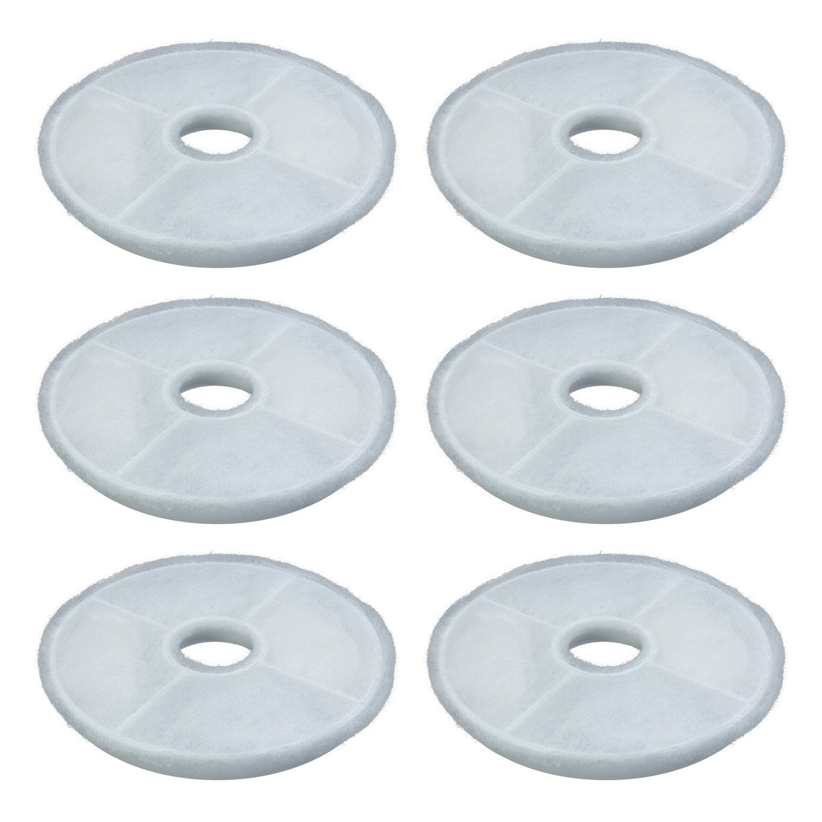 Filtre rond PET STANDARD pour Catit Design Senses, filtration triple pour eau plus fraîche.