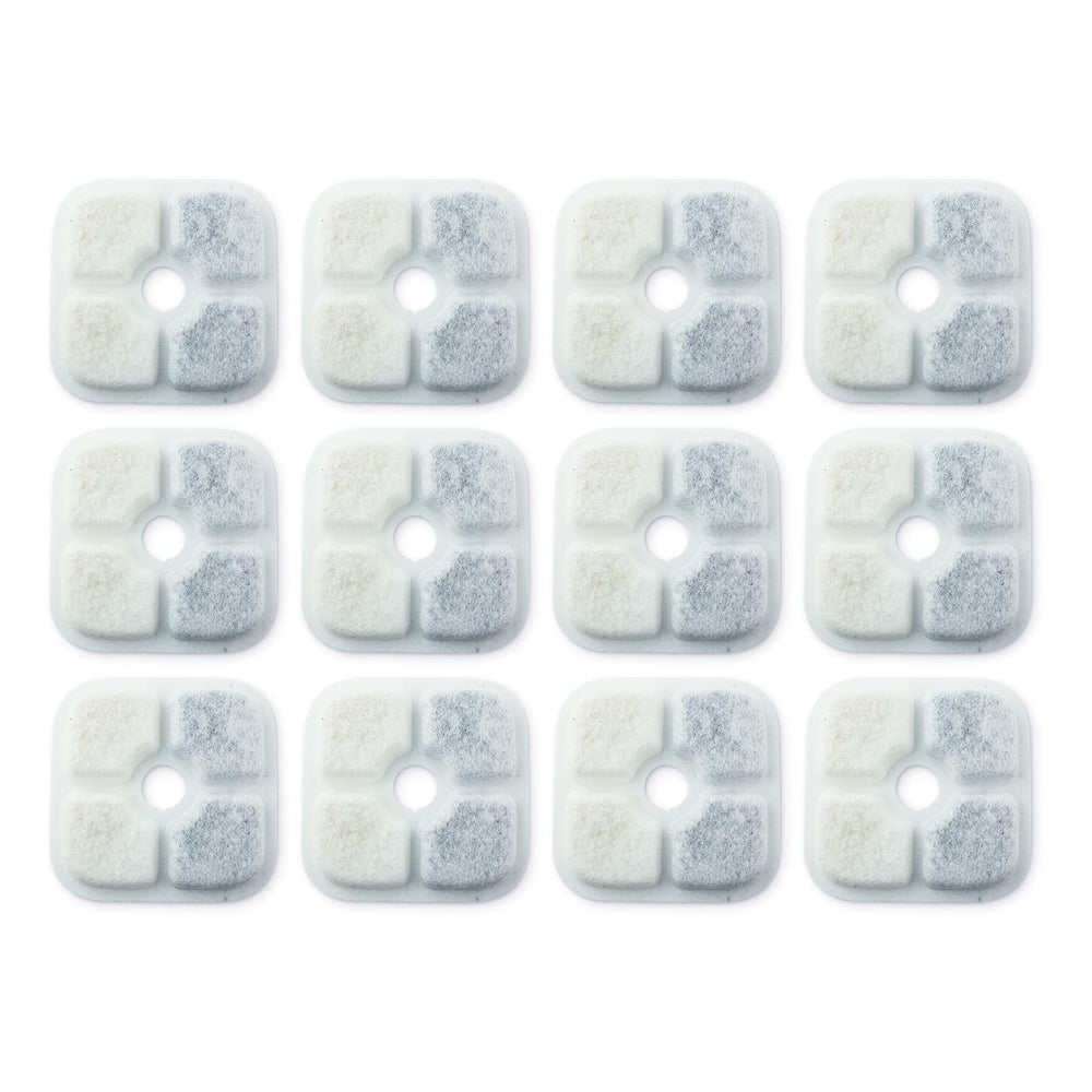 PET STANDARD lot de 12 filtres pour fontaine Catit PIXI, pratique et économique.