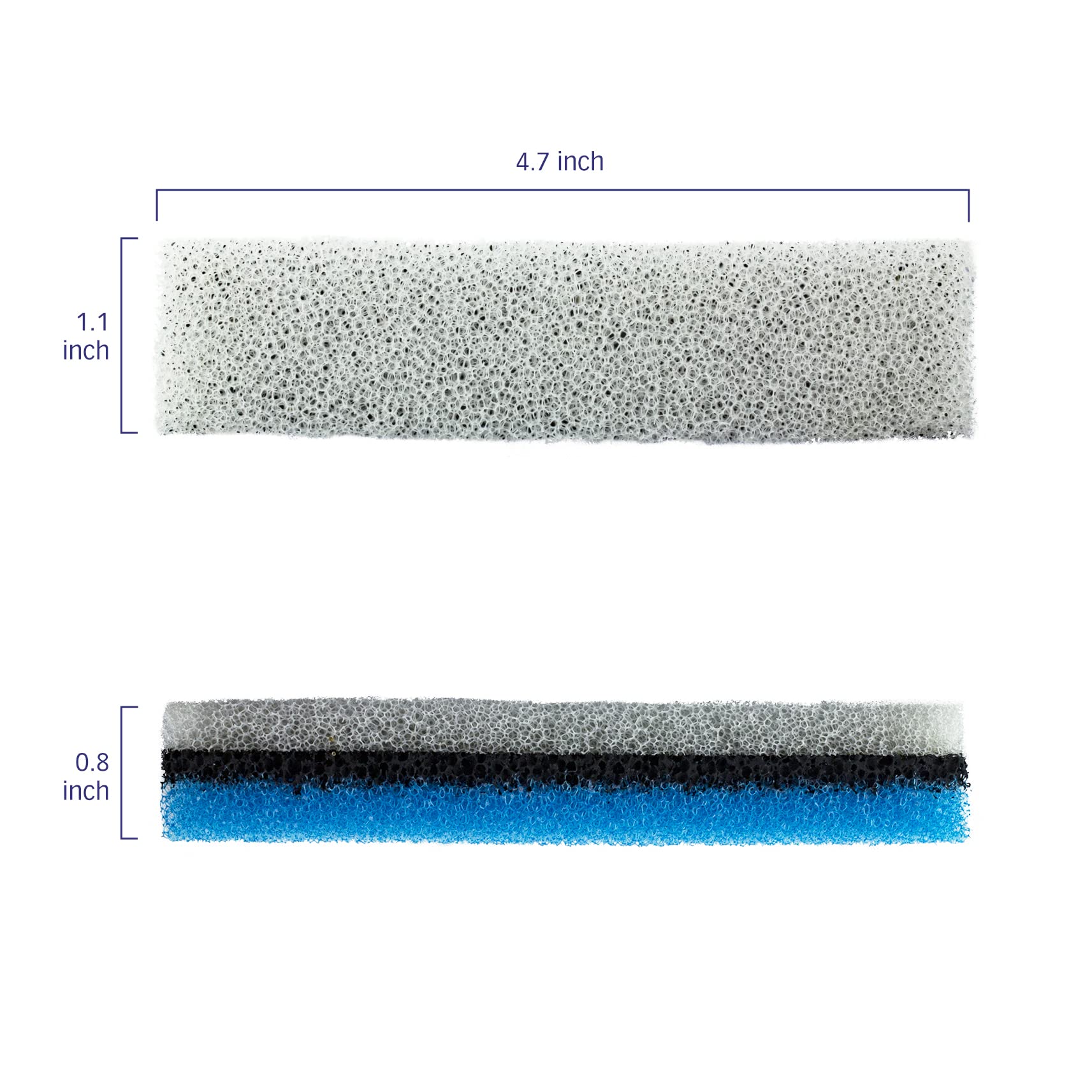 Pack de 12 filtres PET STANDARD prêt à utiliser pour fontaine animale.