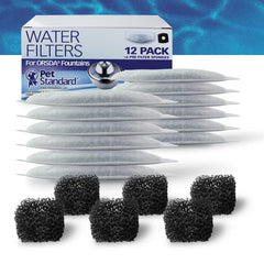 PET STANDARD pack de 12 filtres, pour une maintenance fiable de la fontaine ORSDA.