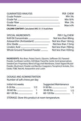 Pet Vitamin Co – dosage concentré pour un entretien économique.