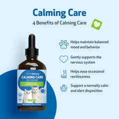 Pet Wellbeing Calming Care – dosage quotidien pour un chat posé