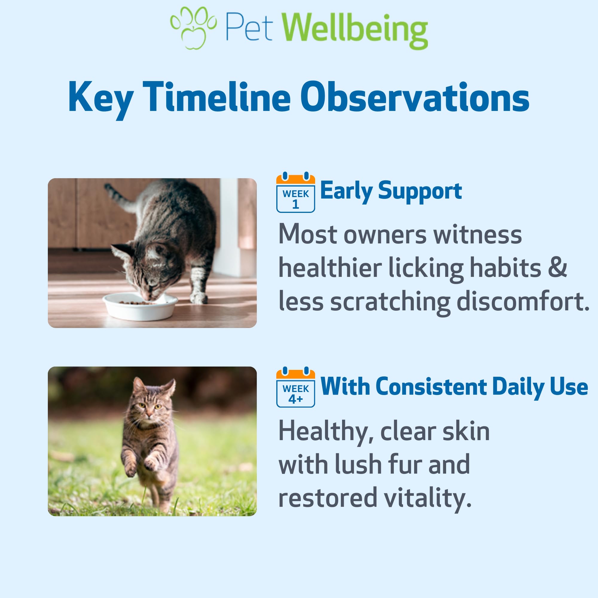 Pet Wellbeing Itch Support Gold, soutien potentiel des allergies saisonnières.