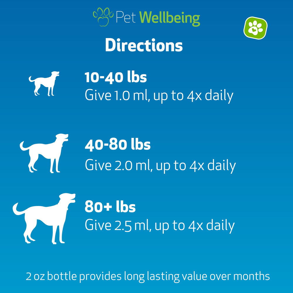Stress Gold Pet Wellbeing: utilisation domestique facile pour événements stressants occasionnels.