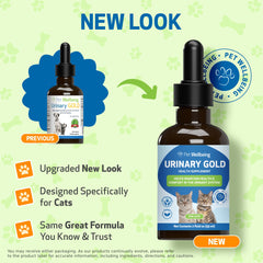 Pipette d'administration Pet Wellbeing Urinary Gold pour dosage précis