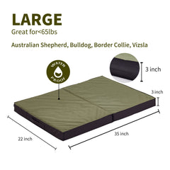 Matelas orthopédique PETABBY œuf, soutien des articulations lors des siestes