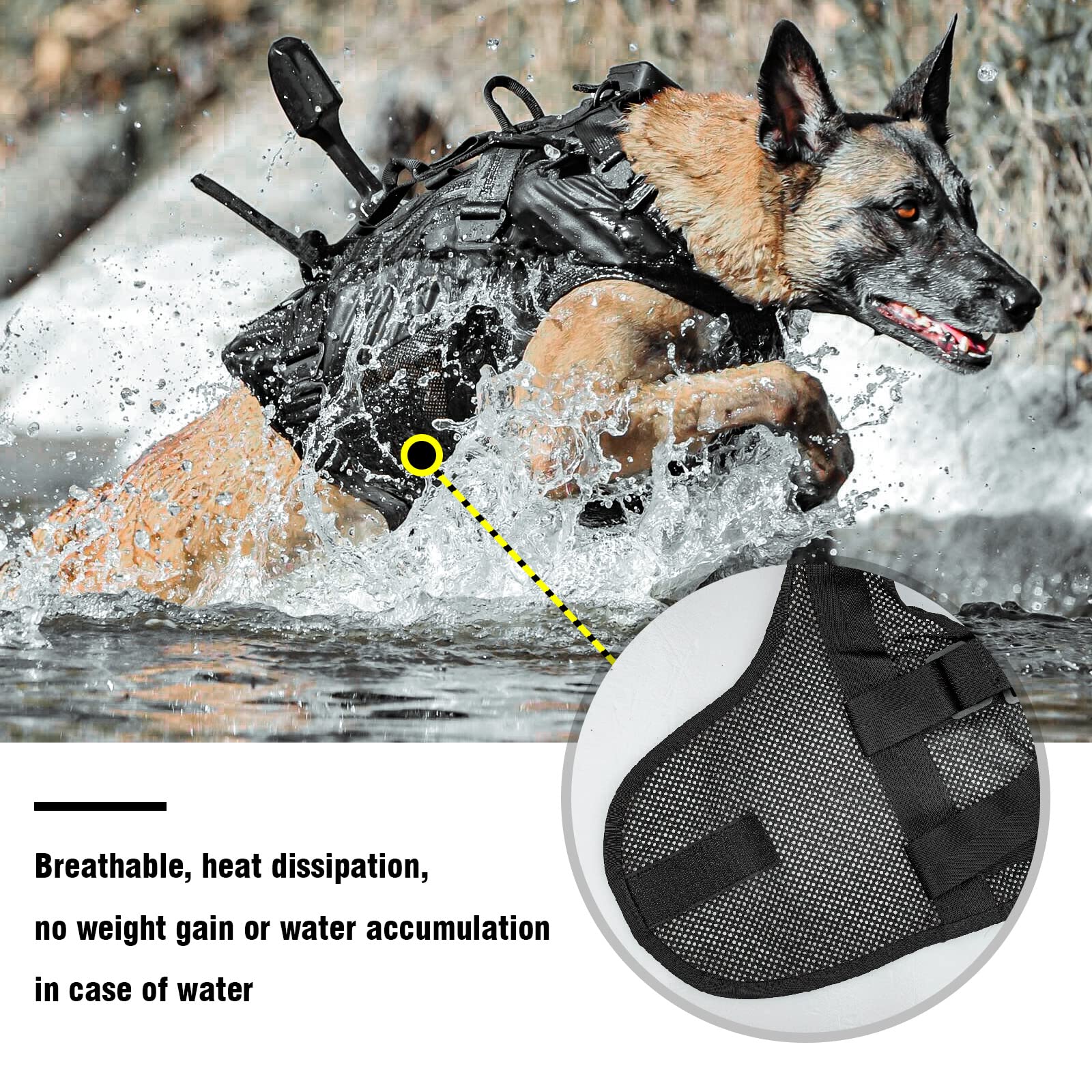 Harnais PETAC GEAR polyvalent, idéal pour randonnée et activités en extérieur.