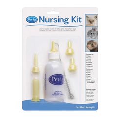 Biberon PetAg Nourrissage 2oz avec bouchon pour dosage précis.