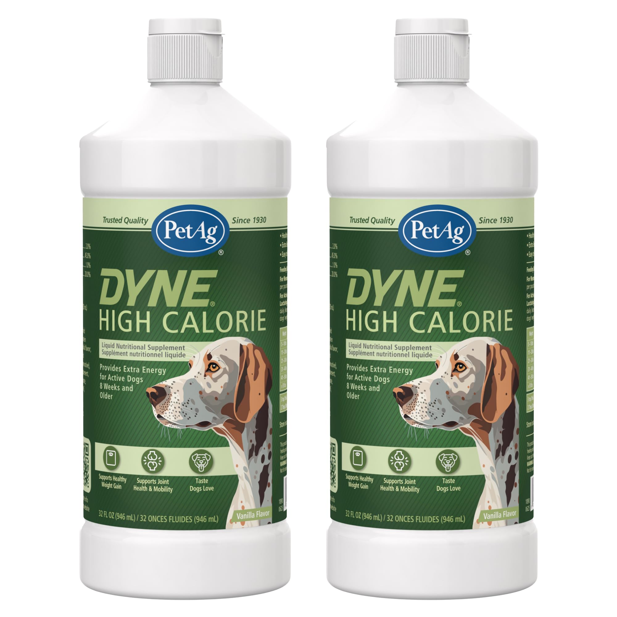 Dyne PetAg – bouteille haute-calorie prête à soutenir l'énergie animale.