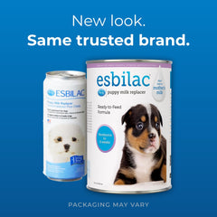 PetAg Esbilac étiquette claire pour lait chiot, facilité d’identification