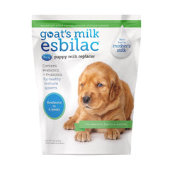 Poudre PetAg Esbilac dans emballage 5-lb prêt à être stocké.