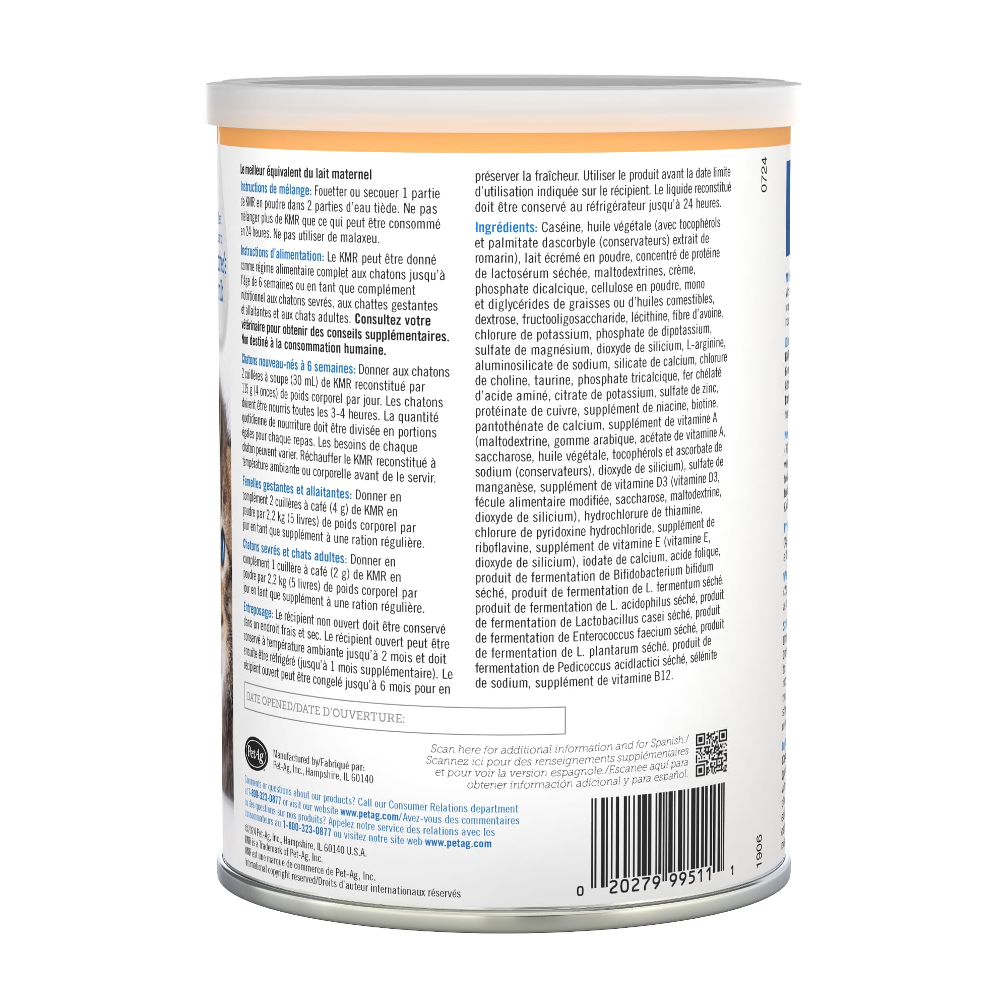 Petag KMR appetit-chaton-arome: texture savoureuse pour encourager l'alimentation.