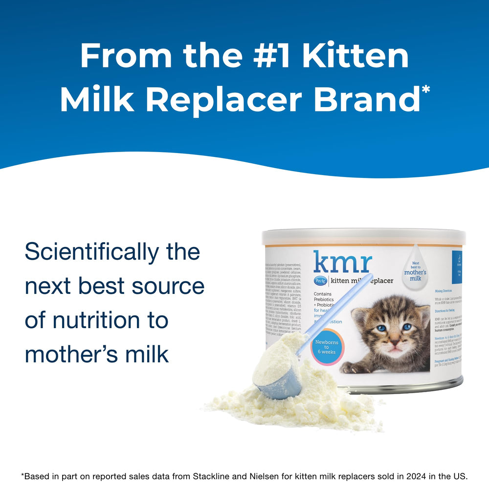 PetAg KMR prebiotiques-probiotiques-vitamines: soutien immunitaire et digestion adaptée.