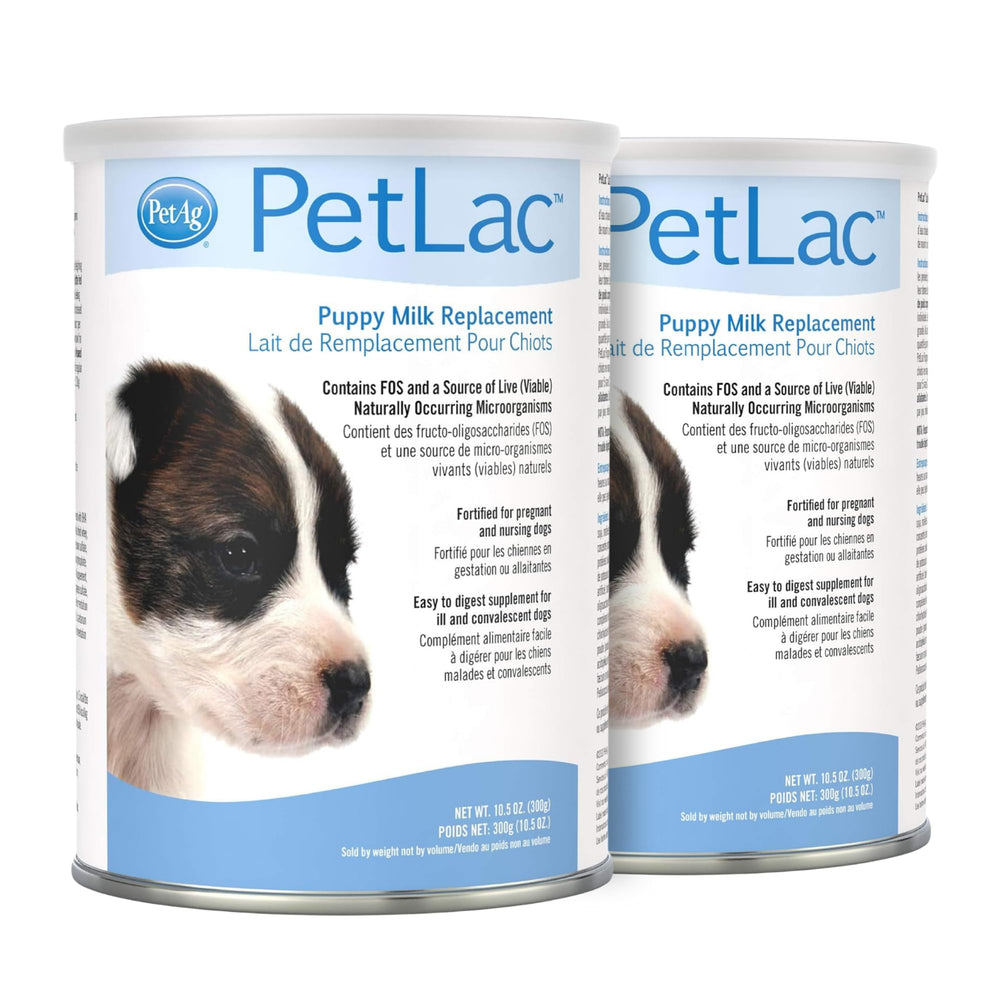 PetLac de PetAg, poudre-lait pour chiots, soutien à la croissance saine
