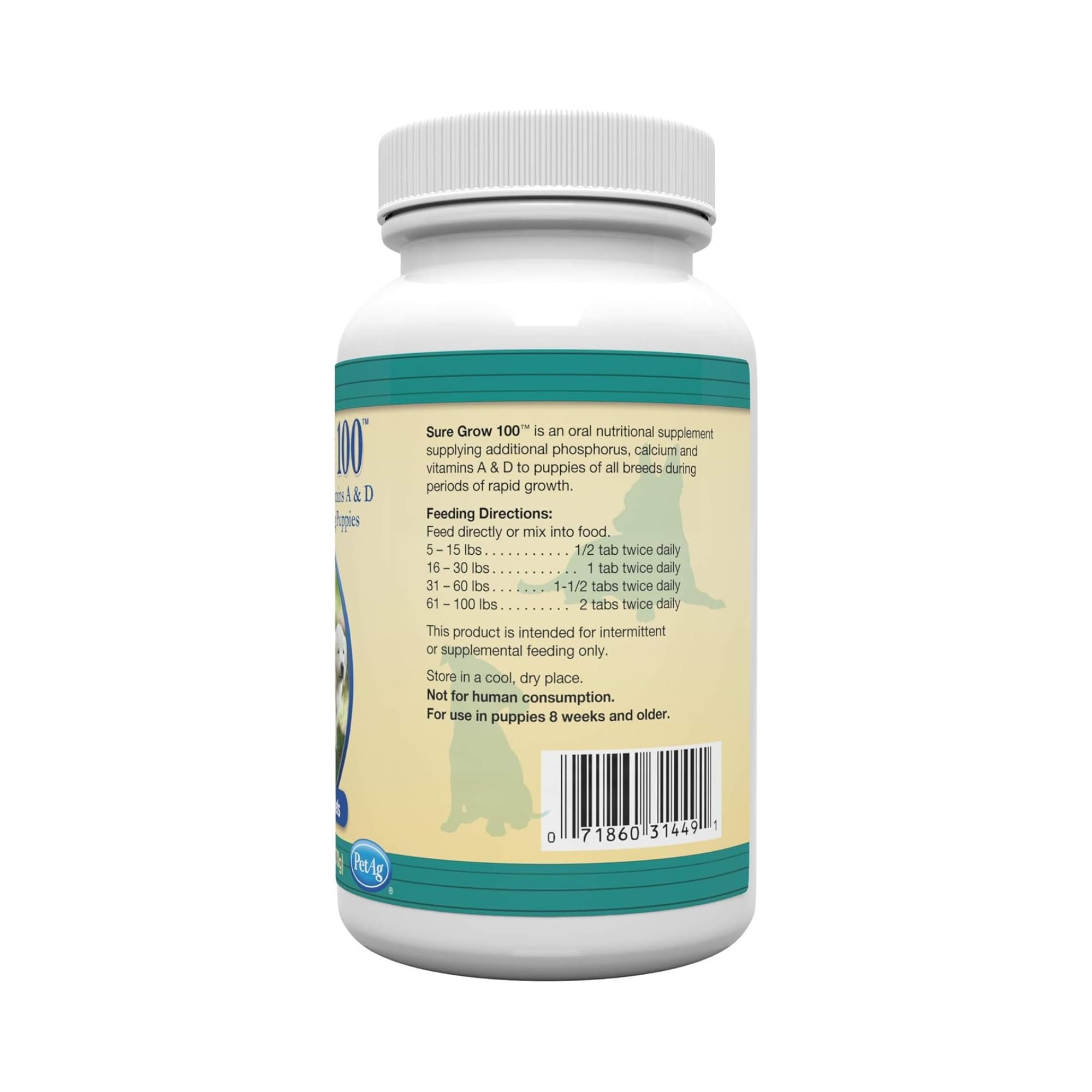 Dosage facile via flacon Sure Grow 100, administration simple