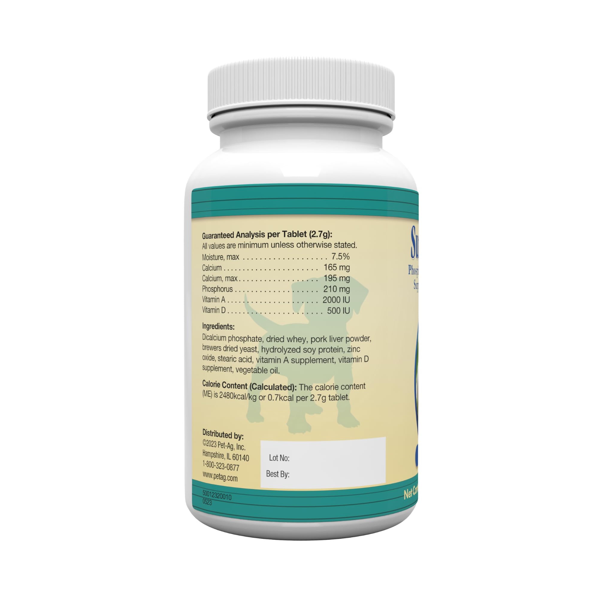 Sure Grow 100 aide les chiots en croissance avec calcium et vitamines