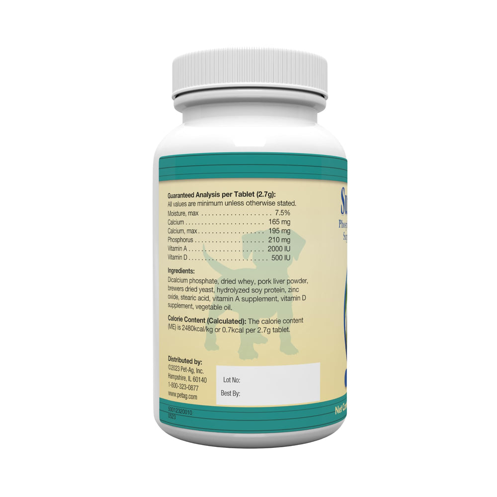 Sure Grow 100 aide les chiots en croissance avec calcium et vitamines