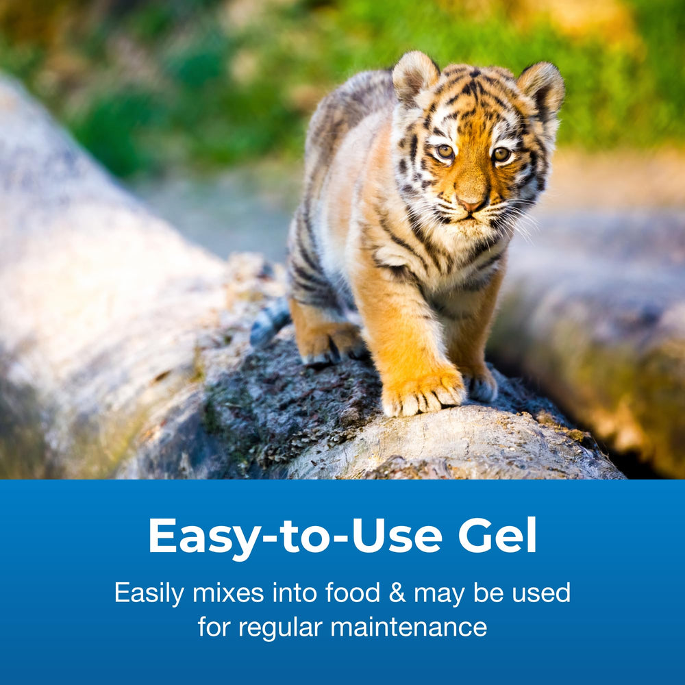 Emballage compact du Gel PetAg Bene-Bac, pratique en voyage.