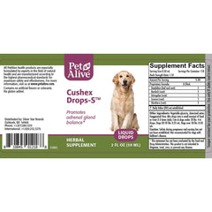 PetAlive Complete Cushex - herbes entières: formulation naturelle sans solvants.