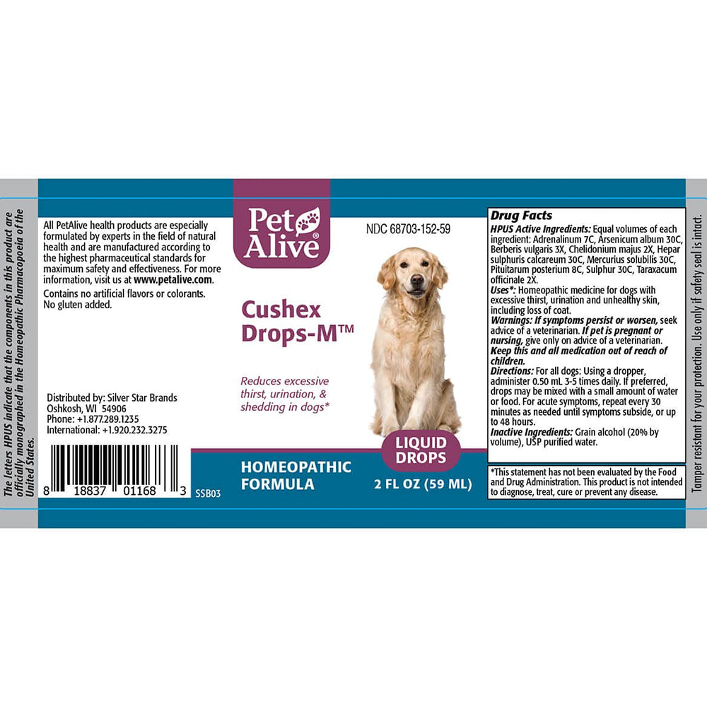 PetAlive Complete Cushex - poil et peau: soutient l'apparence et la vitalité.