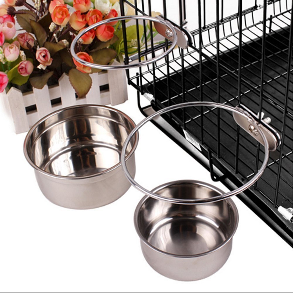 Gamelle Petall inox avec pince securisee, evite les deversements