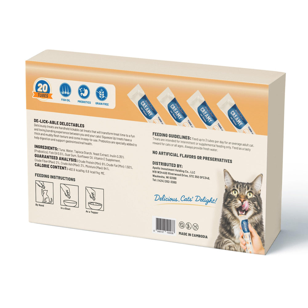 PETPHABET emballage 20 tubes: séance de friandises pratiques lors des sorties
