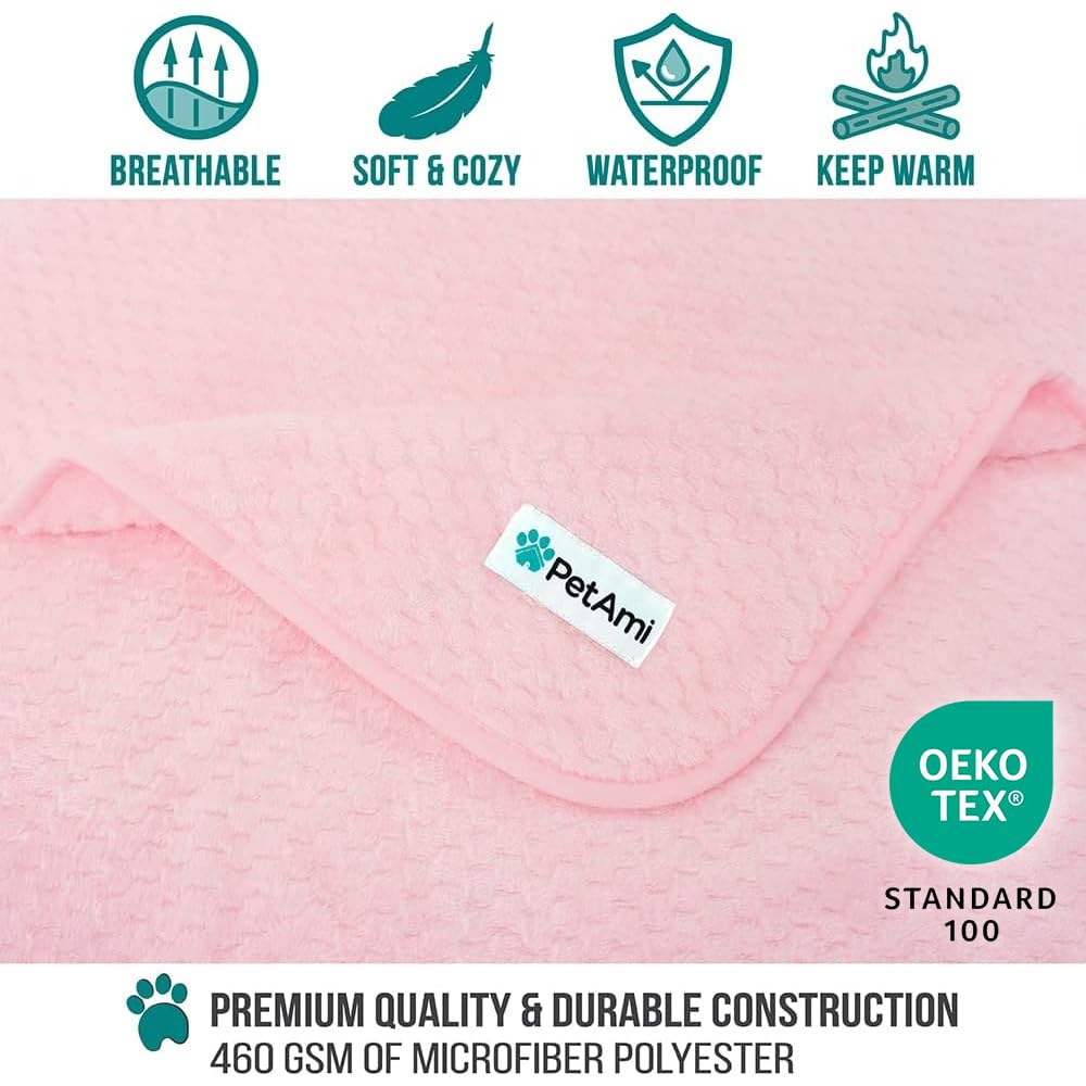 Vue double-face doucureuse de la couverture PetAmi pour animal.